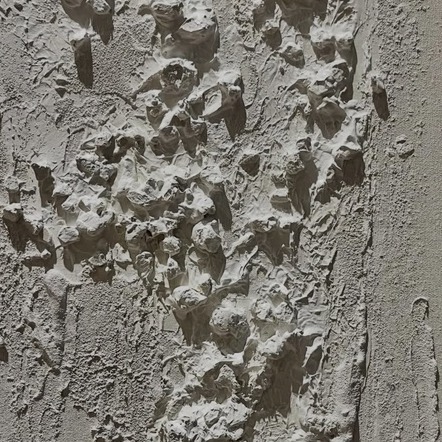 Detalle de relieve en gesso