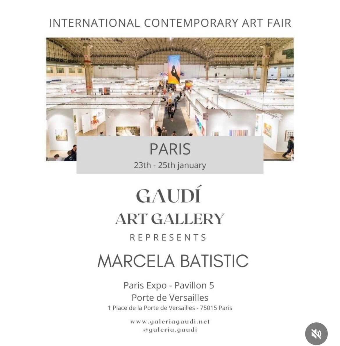 Flyer de Gaudí Art Gallery en art3f París